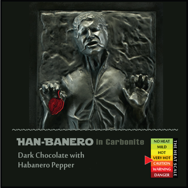 Han-Banero In Carbonite Chocolate Bar