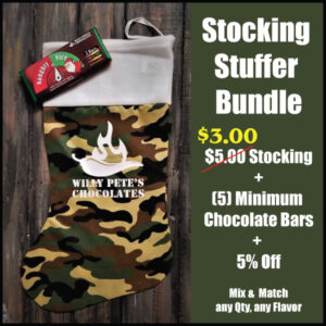 Willy Petes Camouflage Holiday Stocking