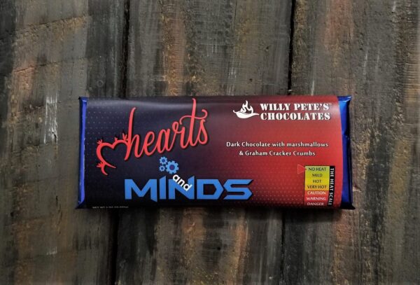Hearts and Minds Dark Chocolate Bar